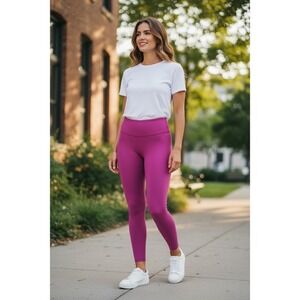 Savvi Purple Yoga Leggings Small
